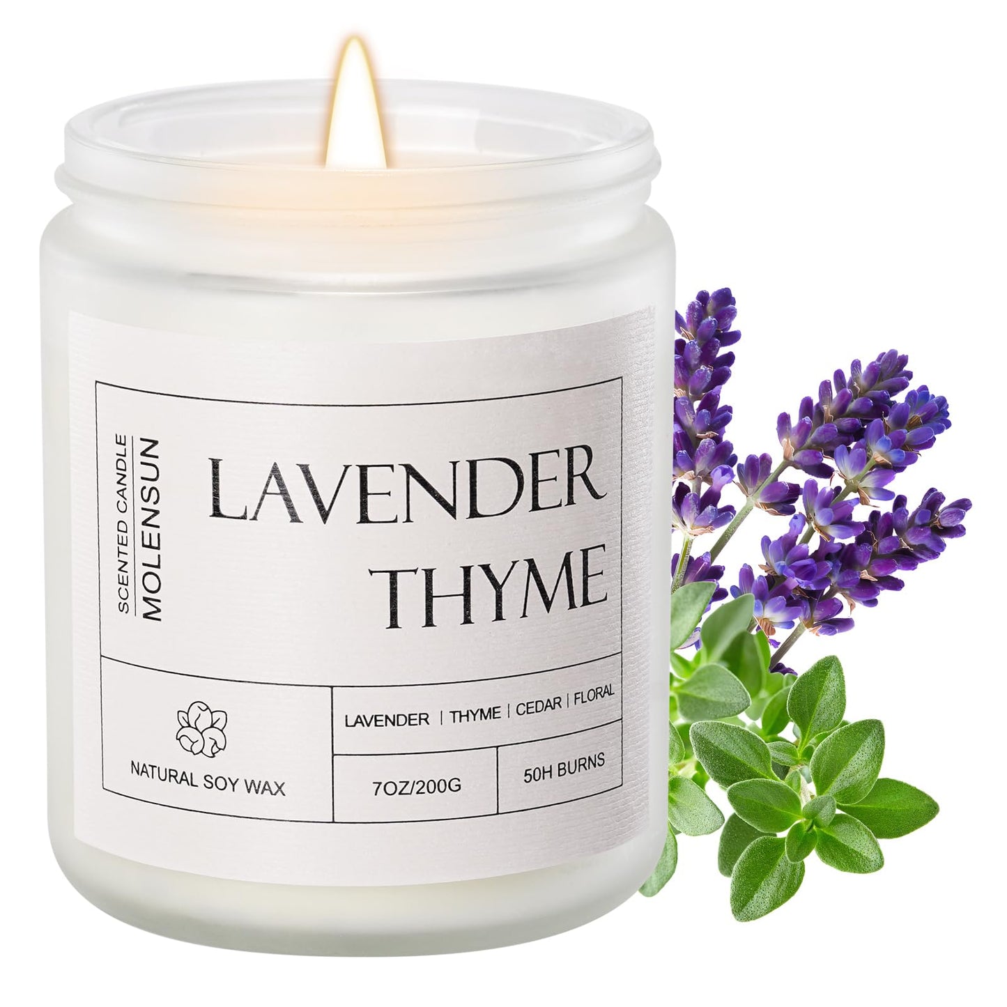 Lavender Thyme Soy Candle