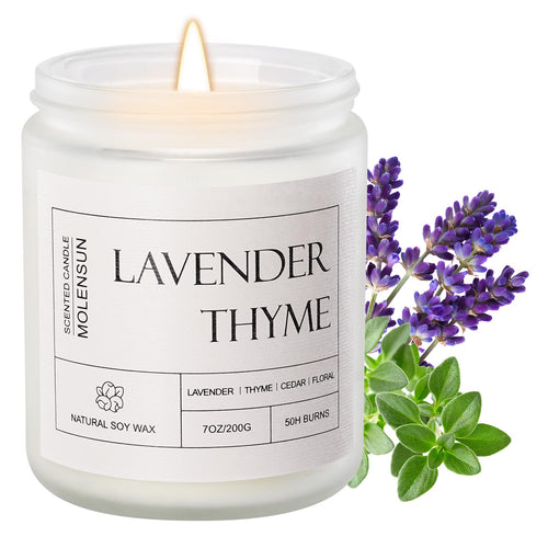 Lavender Thyme Soy Candle